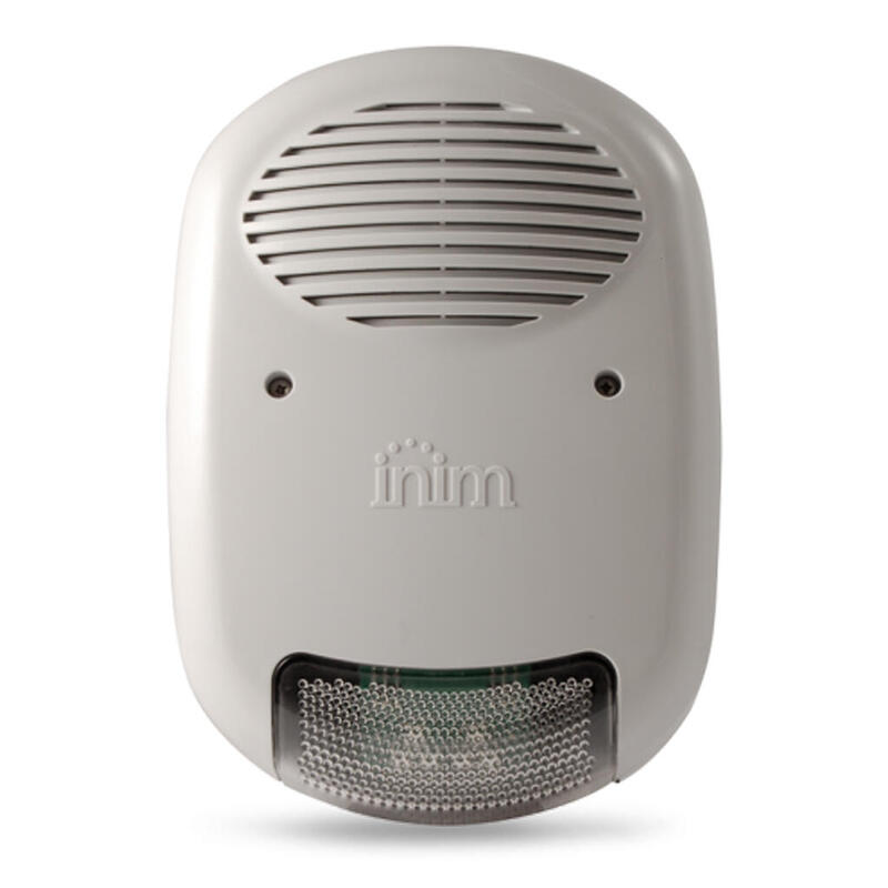 Inim Ivy-F Sirena Autoalimentada Exterior. Modelo Standard. Protección Antiespuma