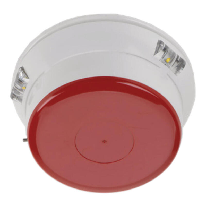 Inim Wsb1021 Base De Sirena+Led Rojo Vad Vía Radio Bidireccional Serie Firevibes. Color Blanco