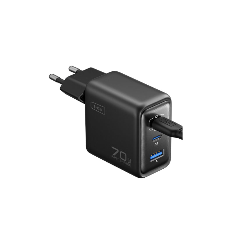 Iniu Cargador Leopard 70w 2usb-C+ 1usb-A