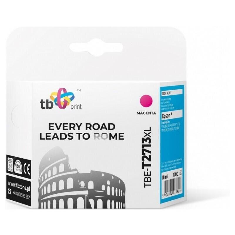 %Ink For Epson Wf-3620 Tbe-T2713xl Ma 100% New