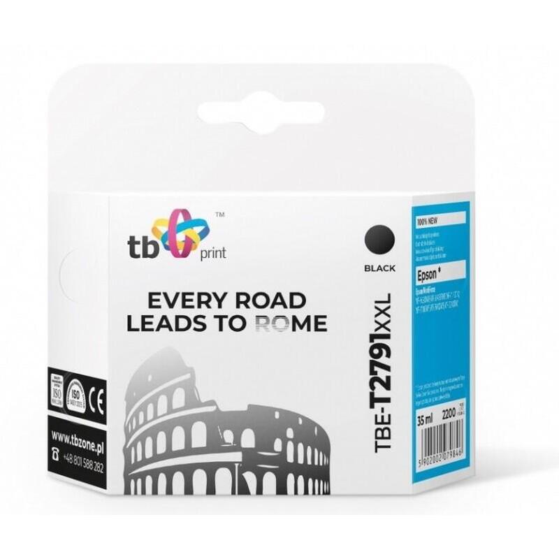 %Ink For Epson Wf-3620 Tbe-T2791xxl Bk 100% Ne