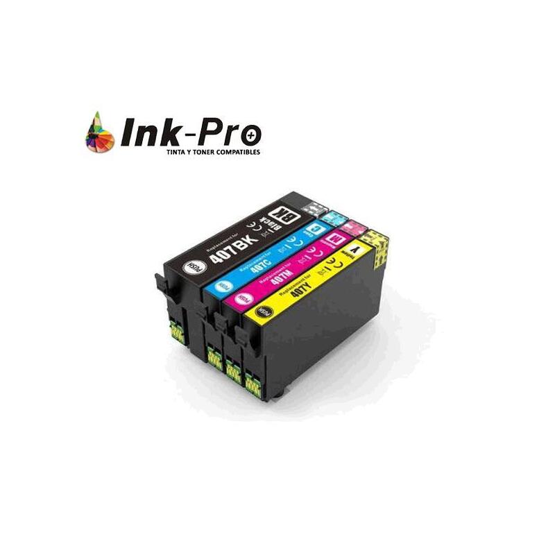 Inkjet Inpro Epson E407xl Amarillo 1.900 Pag. Premium
