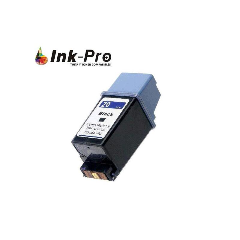 Inkjet Inpro Hp N20 Negro C6614a