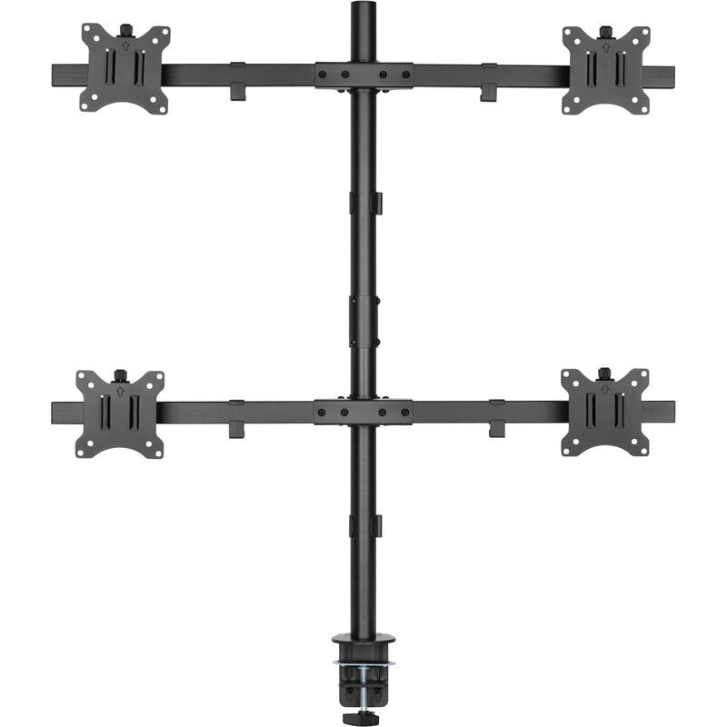 Inline® Desk Bracket For 3x Tv / Led / Tft Display Up A 81cm 32" Max. 7kg