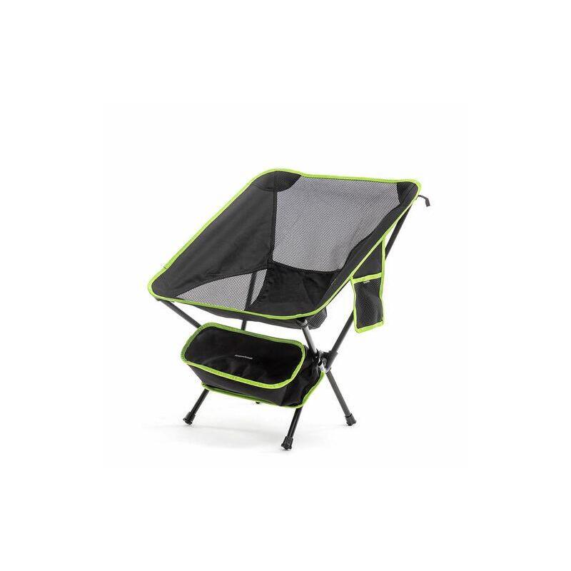 Innovagoods Folstul Silla De Camping Plegable - Soporta 120kg - Bolsillo Lateral - Bolsa De Transporte
