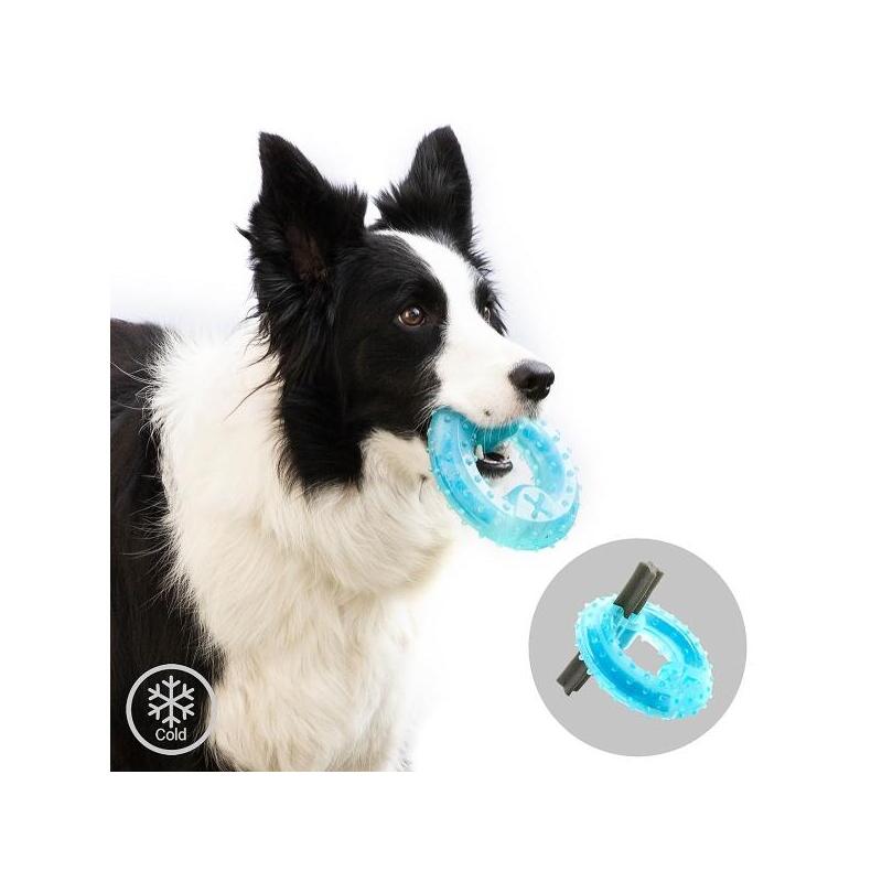 Innovagoods Glubiz Juguete Mordedor Congelable Para Mascotas 2 En 1 - Caucho Termoplastico - Resistente Y Duradero -