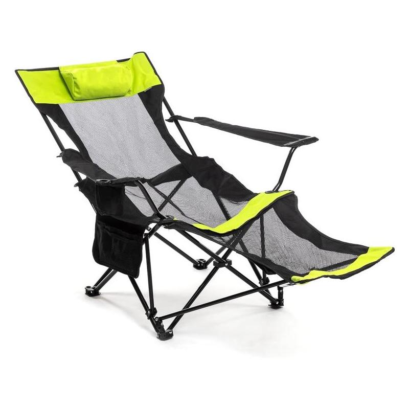 Innovagoods Kampfort Silla Tumbona De Camping Plegable 3 En 1 - Soporta 120kg - Bolsillo Lateral - Bolsa De Transporte