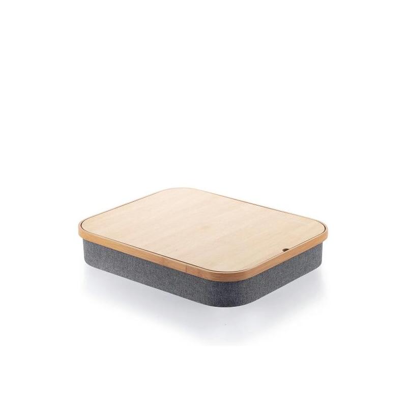 Innovagoods Larage Soporte Para Portatil - Multifuncion - Bandeja De Almacenaje - Correa Interior De Sujecion -