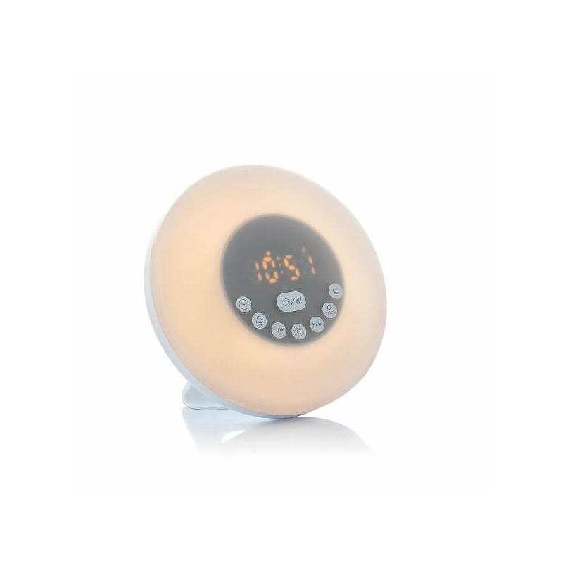 Innovagoods Sunrilk Despertador Inalambrico Con Altavoz - Bluetooth - Radio Fm - Bateria 1200mah - Cable 100cm -