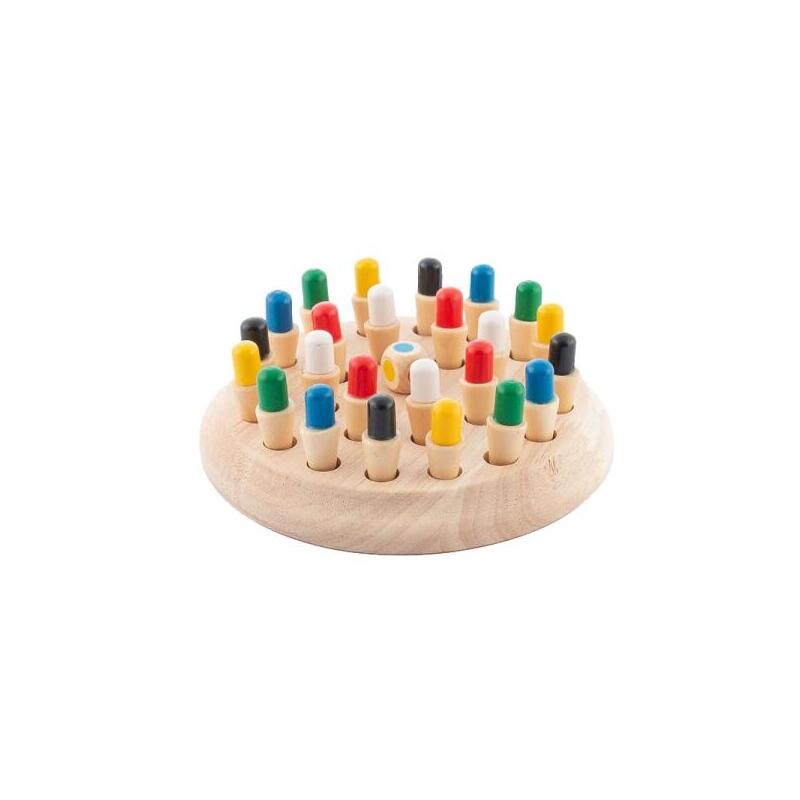 Innovagoods Taeda Ajedrez De Memoria - Madera - 26 Piezas - 17x6cm - Multicolor