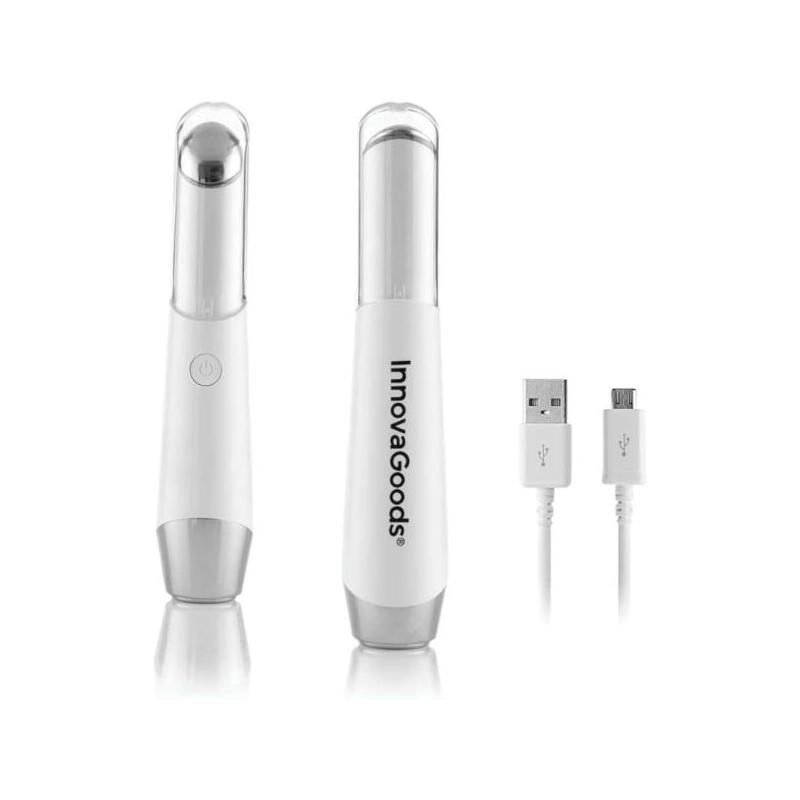 Masajeador Innovagoods Therey De Ojos Antiedad 3 En 1 - Bateria 300mah - Fototerapia - Termoterapia - Vibracion -