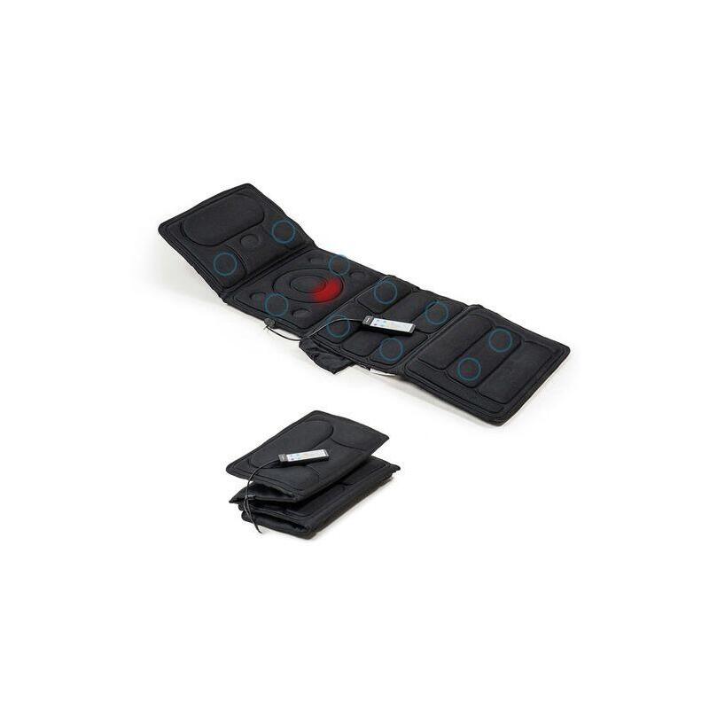 Innovagoods Vhemat Colchon De Masaje Por Vibracion - 10 Motores Vibratorios - Funcion Calor - 5 Modos - Plegable -