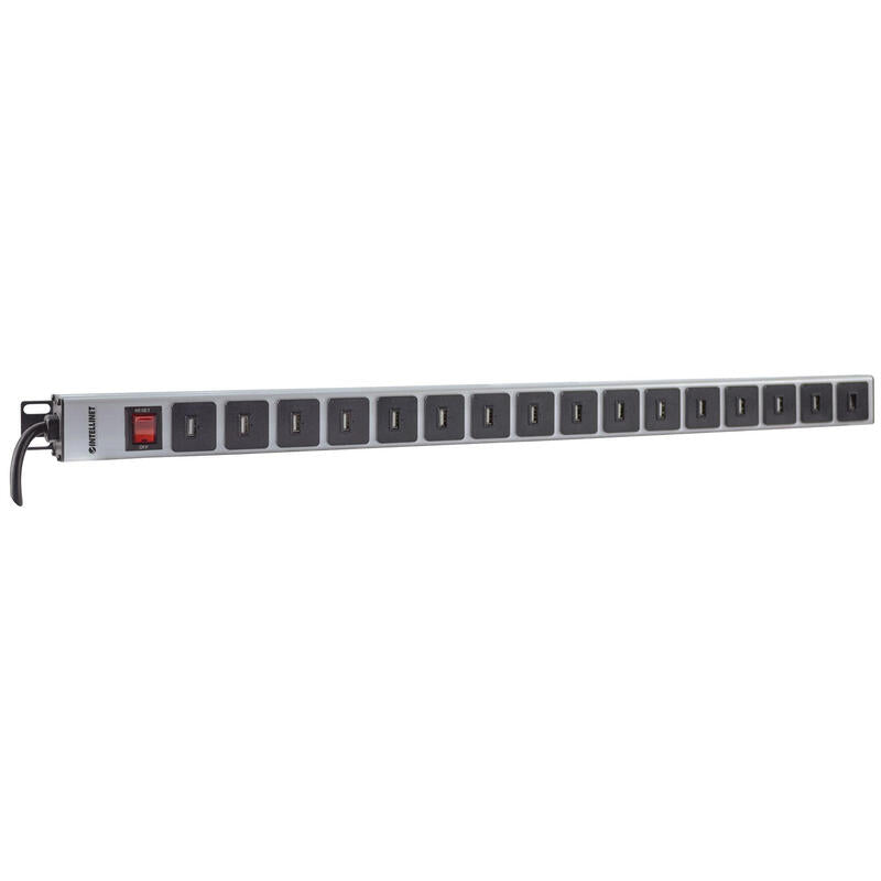 Intellinet 164498 Unidad De Distribución De Energía (Pdu) Negro, Gris