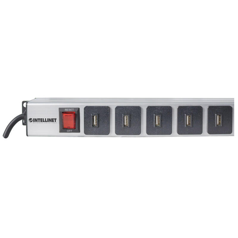 Intellinet 164498 Unidad De Distribución De Energía (Pdu) Negro, Gris