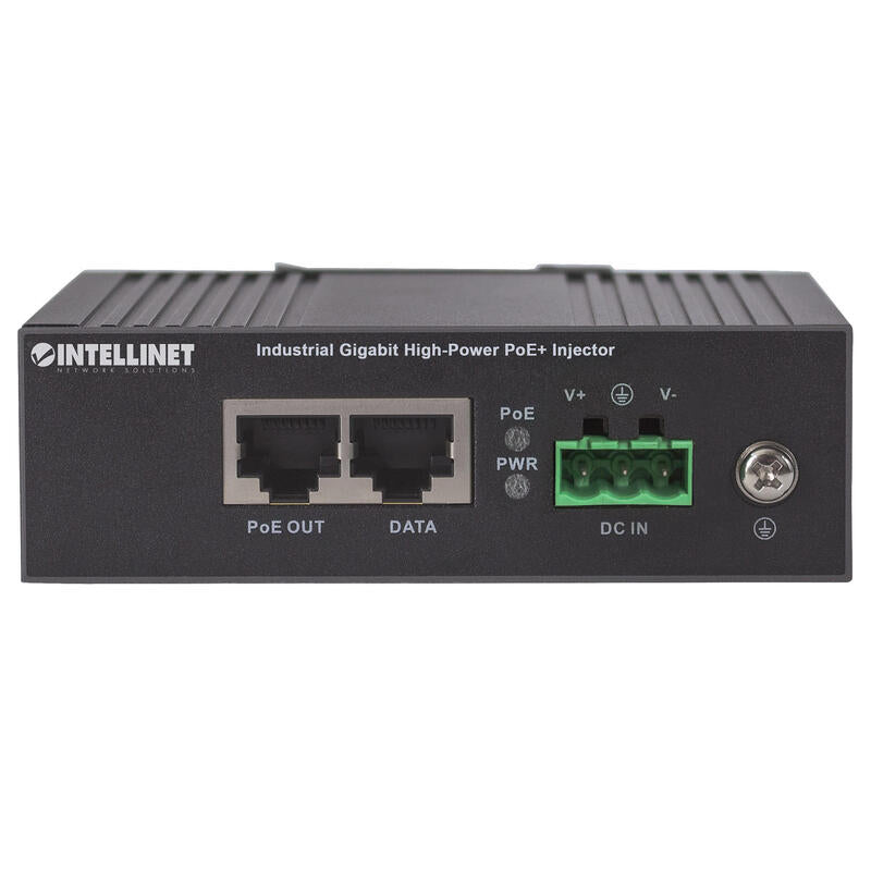 Intellinet 561389 Inyector Industrial Ultra Poe Gigabit, -40 A +75°C, 60w, Ip30