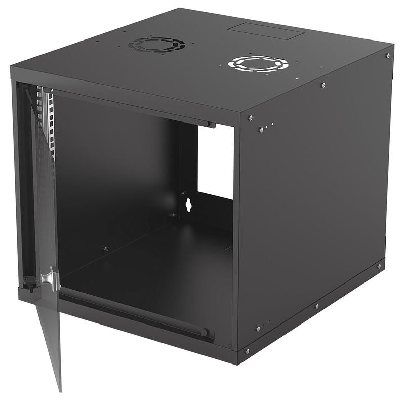 Intellinet 714808 Armario Rack 9u Bastidor De Pared Negro
