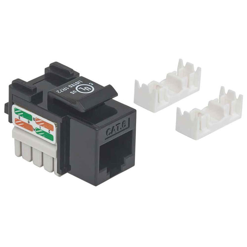 Intellinet Cat6 Keystone Jack Utp Negro Punch-Down