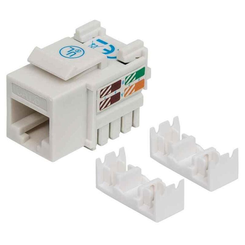 Intellinet Keystone Jack Cat6 Punch-Down Utp Blanco