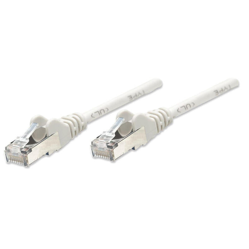 Intellinet Patchkabel Rj45 Sf/Utp Cat5e 20m Hebelschutz Grau