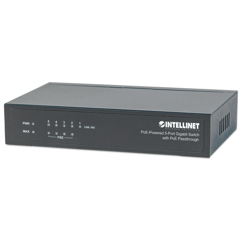 Intellinet Switch 5x Ge 4x Pse Poe+ 1x Pd Ieee 802.3az