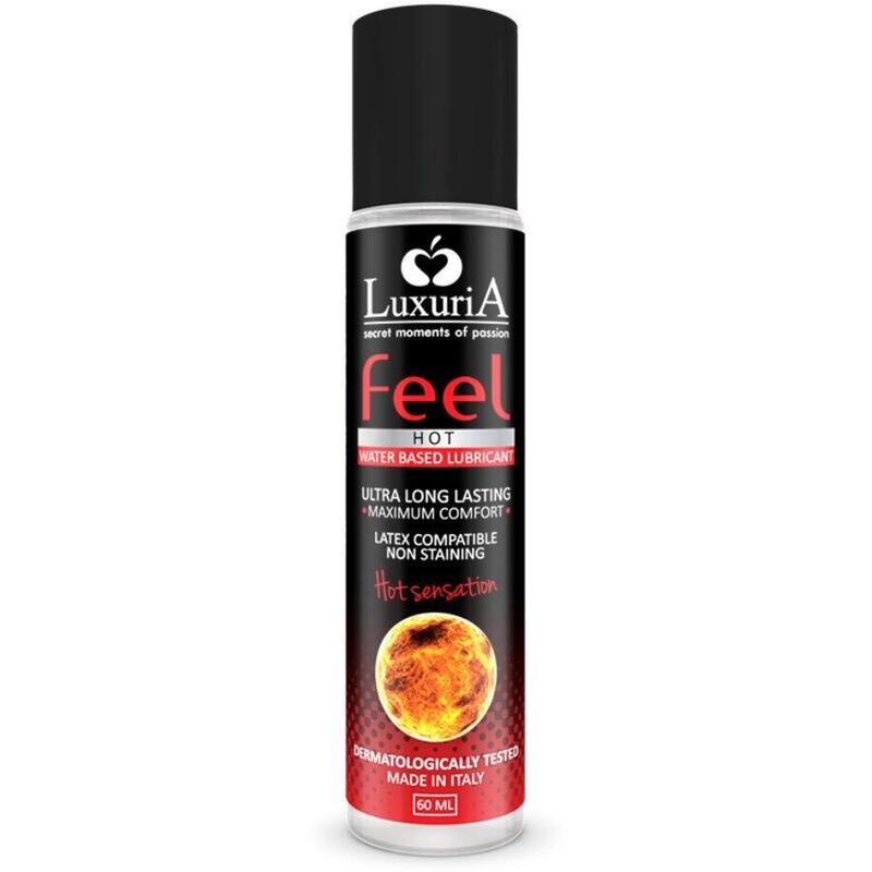 Intimateline - Luxuria Feel Hot Sensation Lubricante Base Agua Efecto Calor 60 Ml