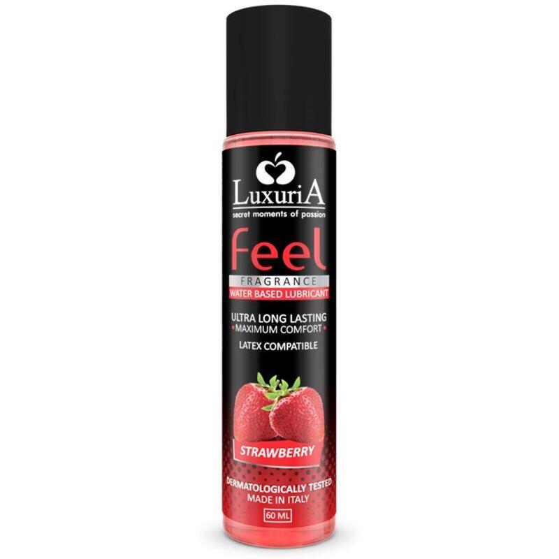 Intimateline - Luxuria Feel Lubricante Base Agua Fresa 60 Ml