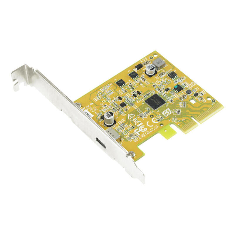 Io Sunix Pcie3.0 X4 1xusb Type-C 3.2 Gen2x2 (Usb2321c) Lp Inkl. Low-Profile Slotblech