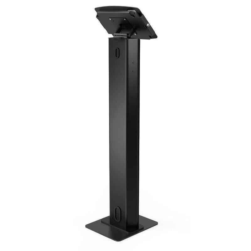 Ipad 10.2" Space Enclosure Brandable Floor Stand Black