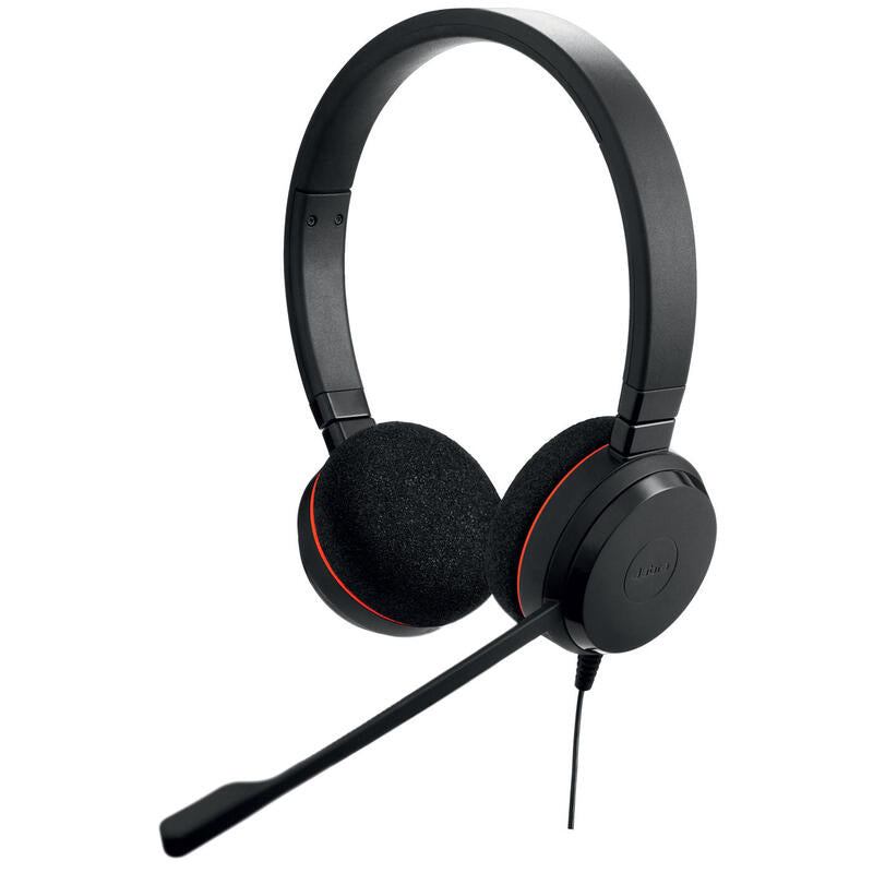 Jabra Auriculares Evolve 20 Cableado Diadema Estéreo Biauricular Supra-Aural Cancelación De Ruido Micrófono Usb Tipo C