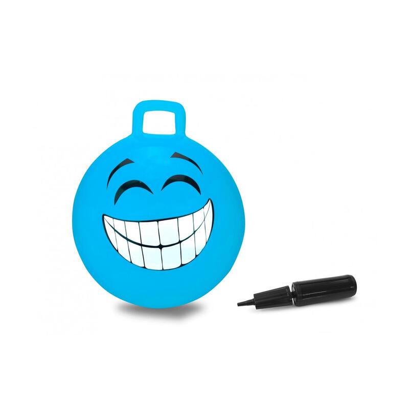 Jamara Pelota Saltarina Smile Azul 450mm 1+