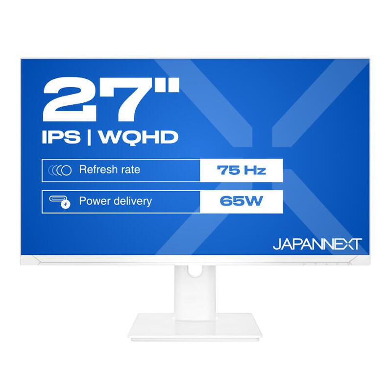 Japannext 68,5cm Jn-Ips270wqhd75f-C65w-Hsp-W Hdmi Dp Wqhd