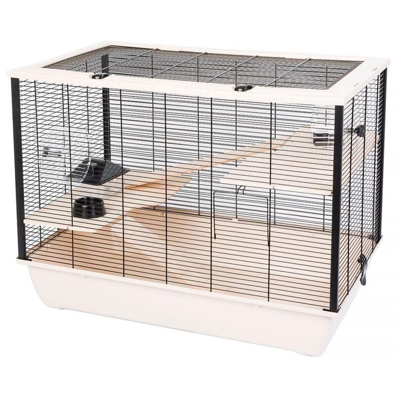 Jaula Inter-Zoo Hugo + Wood Bezowy 780x480x580