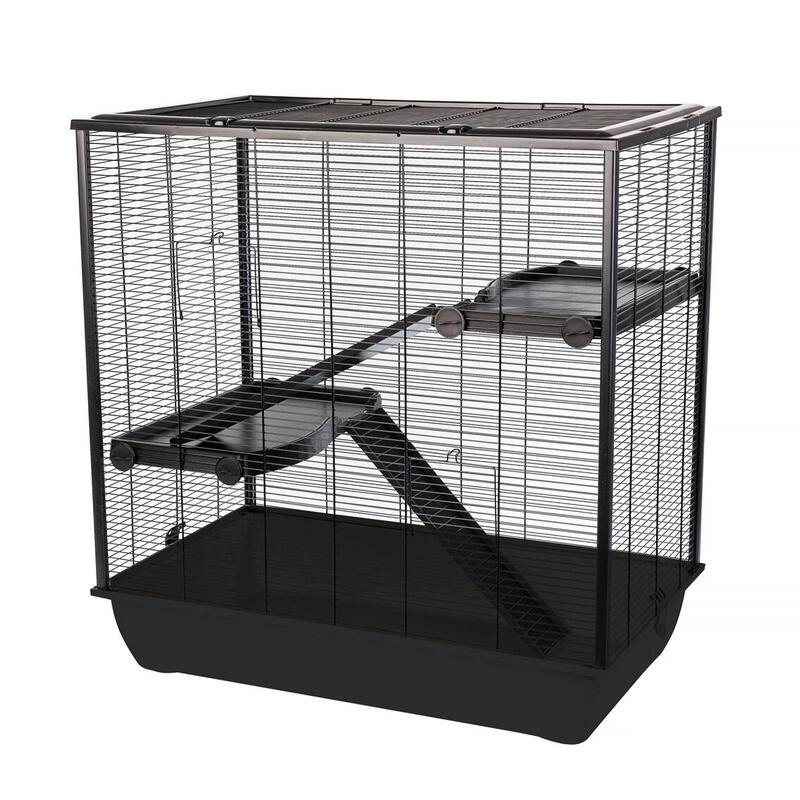 Jaula Para Un Hamster Inter-Zoo Frodo + Plastic Black
