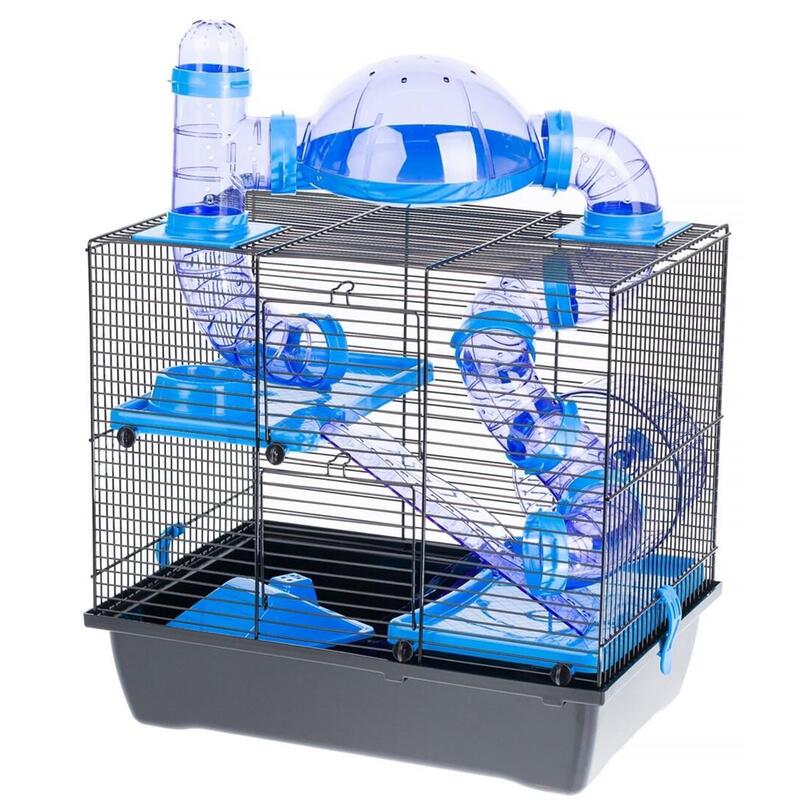 Jaula Para Un Hamster Inter-Zoo Rocky + Terrace Blue