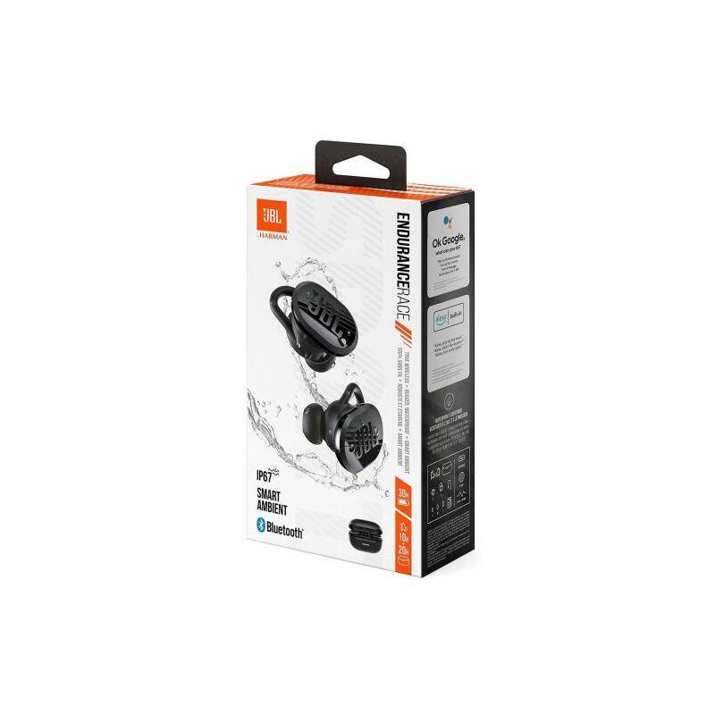 Jbl Endurance Race Bluetooth In-Ear Wireless Active Headphones Black Eu