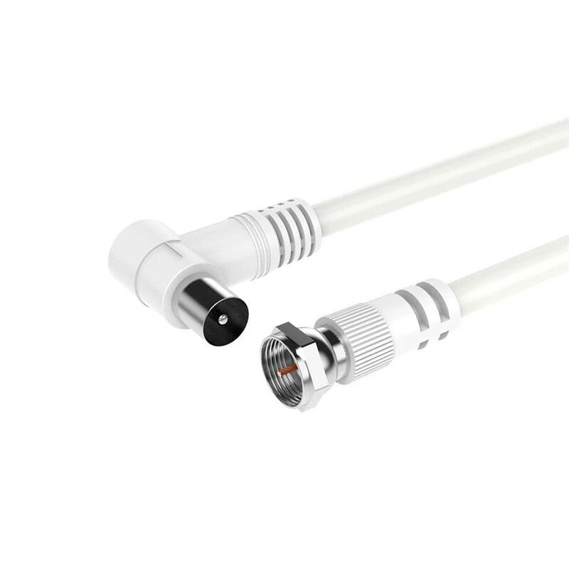 Jc Nb1499 Blanco 5 M Cable De Video (Coaxial) 9.5mm Macho A Macho