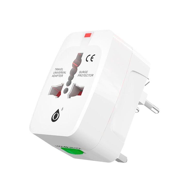 Jc Nr9376 Adaptador De Enchufe Para Viaje Universal Us Eu Uk Aus 4 En 1