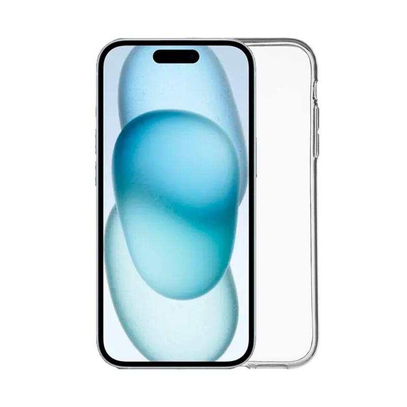 Jc Trasera De Silicona Transparente Apple Iphone 15 Pro