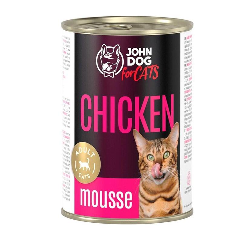 Jd Para Gatos Adultos Alimento De Mousse De Pollo 400g
