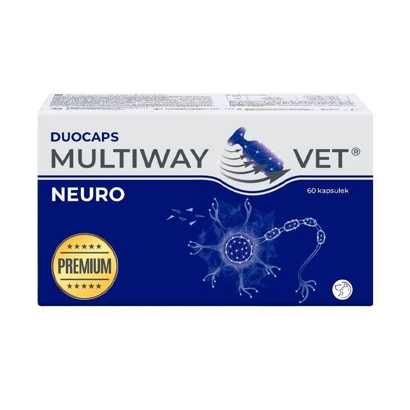 Jm Sante Multiway Vet Duocaps Neuro - Cápsulas Twist-Off Para Apoyar El Sistema Nervioso De Perro Y Gato 60uds