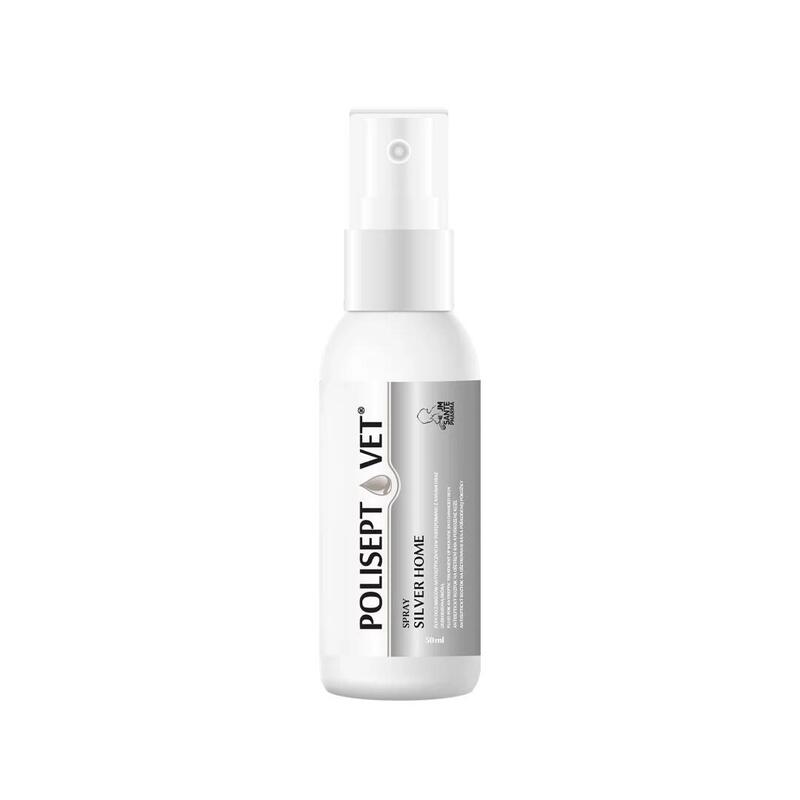 Jm Sante Polisept Vet Spray Silver Home Spray - Spray Para Heridas De Perro Y Gato 50ml