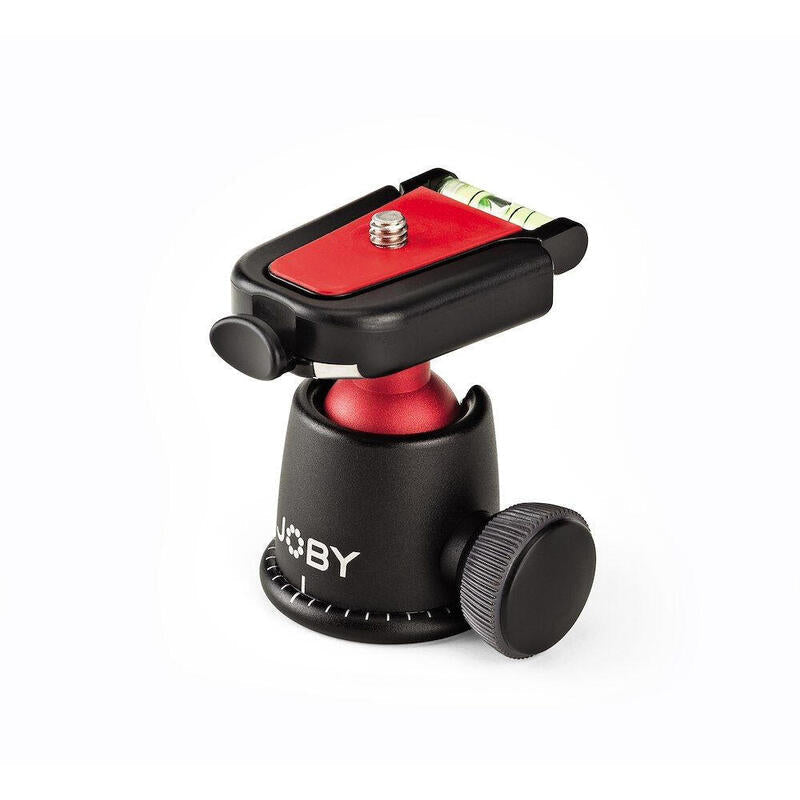 Joby Ballhead 3k Cabeza De Tripode Negro, Rojo Acrilonitrilo Butadieno Estireno (Abs), Aluminio, Acero Inoxidable, Acero, Elastómero Termoplástico (Tpe) 1/4" Pelota