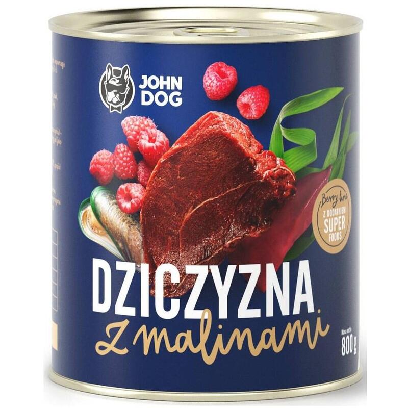 John Dog Berry Adult Venus Con Frambuesas 800g
