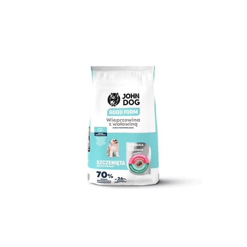 John Dog Good Form Puppy Pork With Beef - Alimento Seco Para Perros - 3 Kg