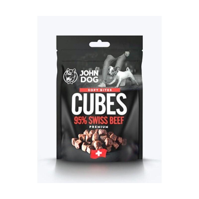 John Dog Soft Bites Cubes Beef 95% - Golosina Para Perros - 120g