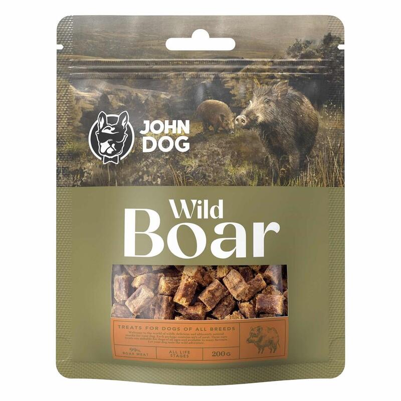 John Dog Wild Boar - Premio Para Perros - 200g