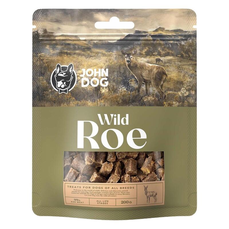 John Dog Wild Roe - Premio Para Perros - 200g