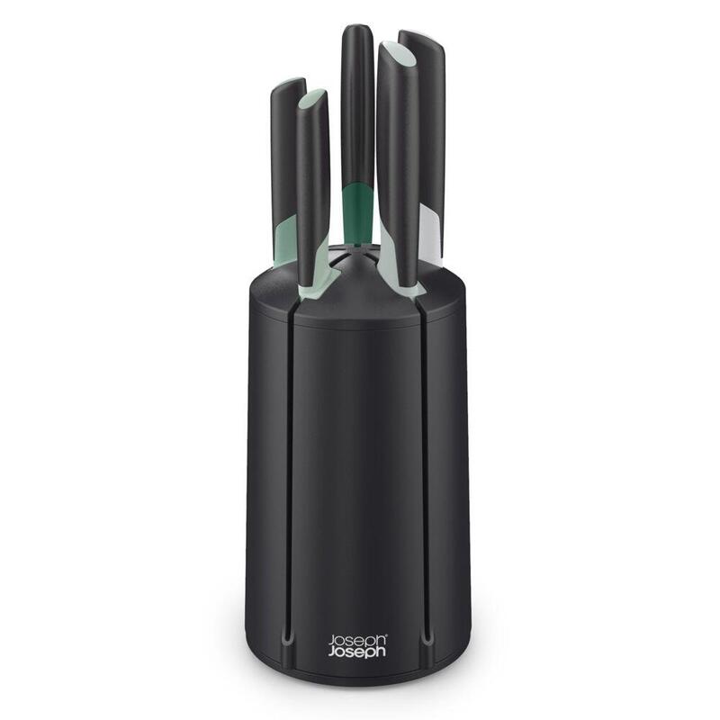 Joseph Joseph Elevate Green Knife Carousel 5-Pc Set-Editions