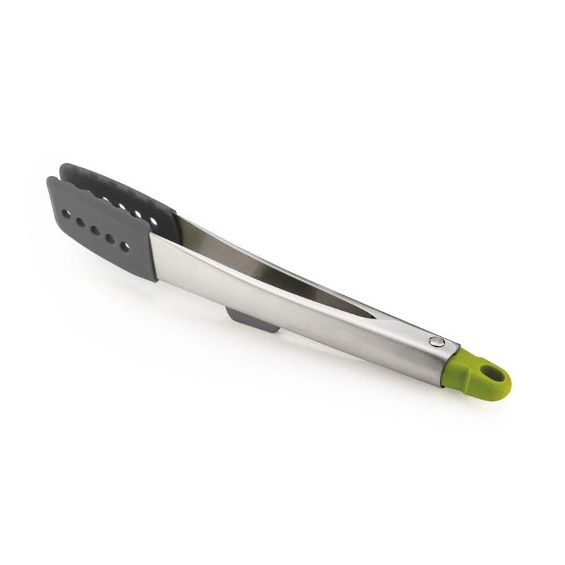 Joseph Joseph Elevate Grey Silicone Steel Tongs