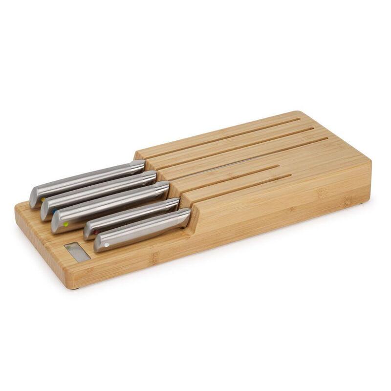 Joseph Joseph Elevate Sst Knife Set W.In-Drawer Bamboo Stor.Tray